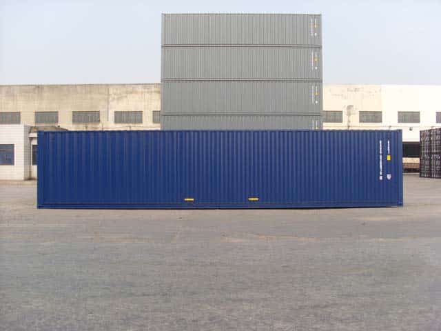 Contentor palete High Cube usado de 40 pés de largura