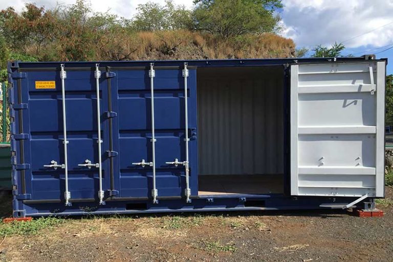 RECIPIENTE HIGH-CUBE PARA ALIMENTOS SECOS COM ABERTURA LATERAL