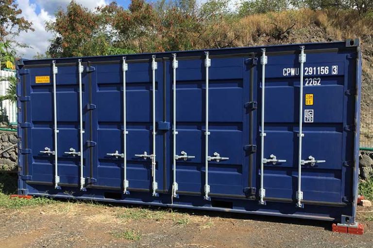 RECIPIENTE HIGH-CUBE PARA ALIMENTOS SECOS COM ABERTURA LATERAL