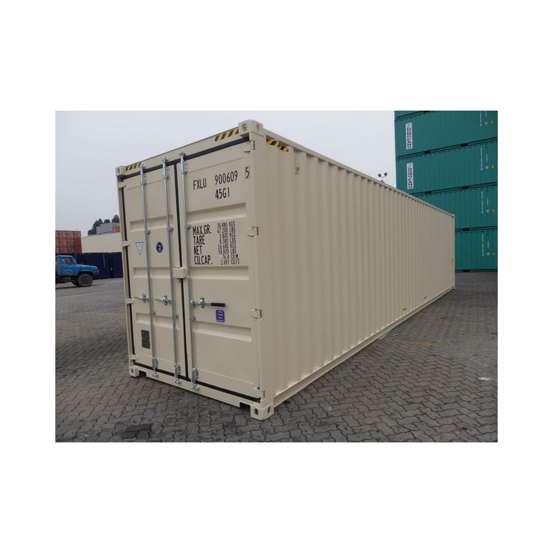 Novo contentor paletizado High Cube de 40 pés de largura