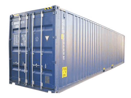 Contentor palete High Cube usado de 40 pés de largura